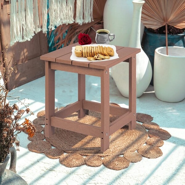 Side Table,Pool Composite Patio Table