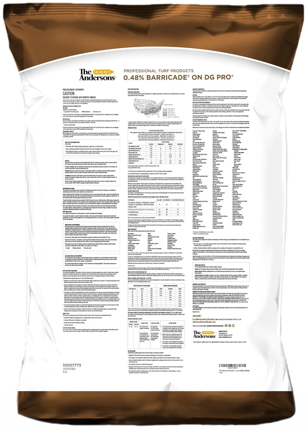 Professional-Grade Granular Pre-Emergent Weed Control – Covers up to 12,880 sq ft (40 lb)