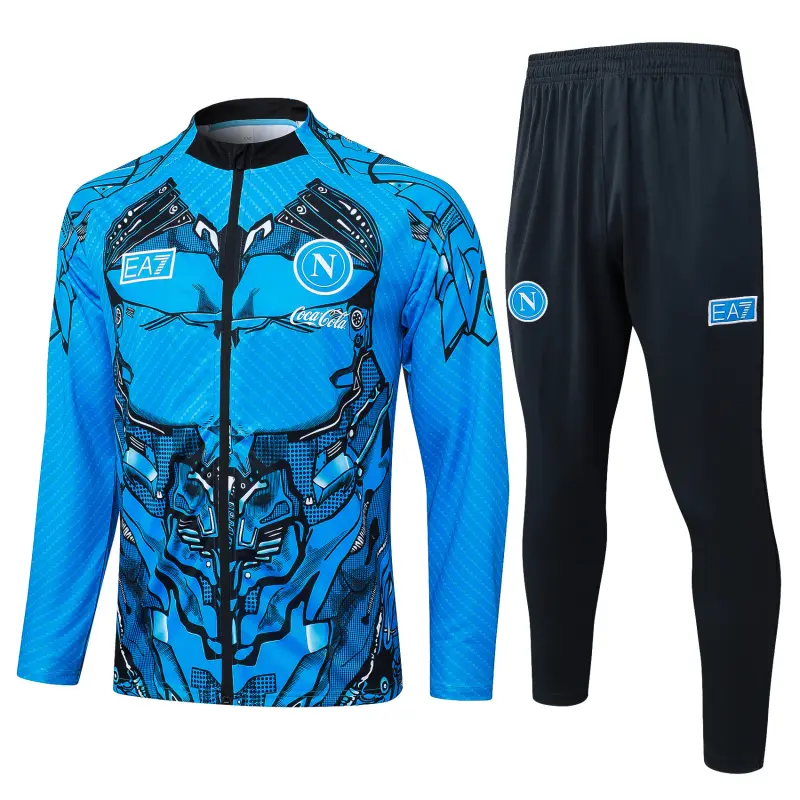 Adult 2526 Napoli Full zipper Training Suit Blue