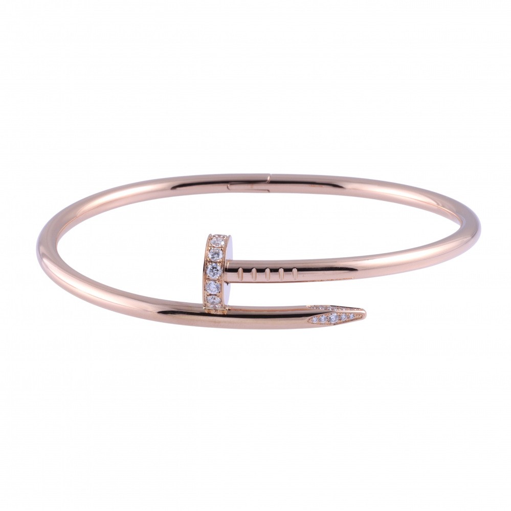 Cartier Juste un Clou Bracelet 18K Rose Gold Diamond B6048500