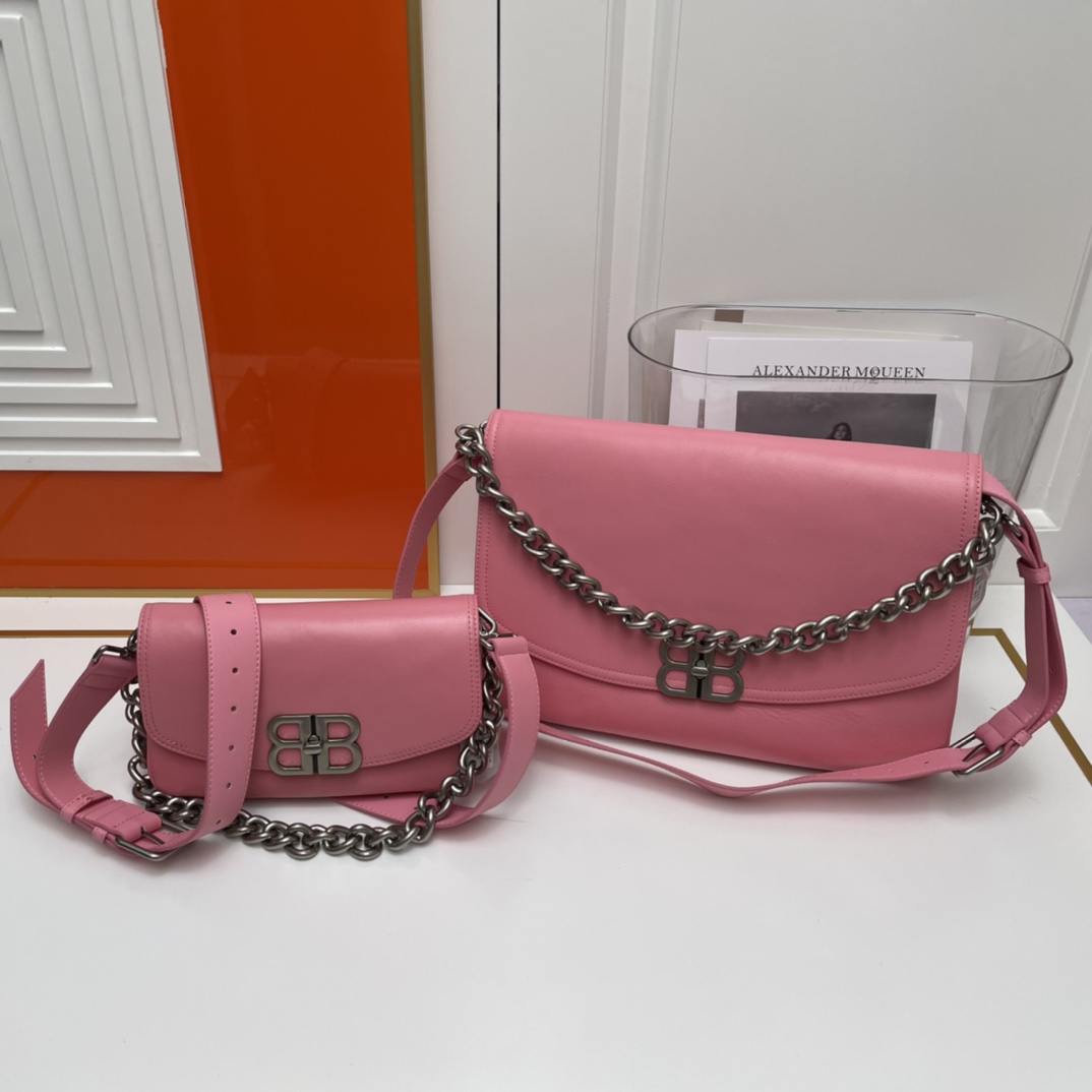 Balenciga New 23Fall BB Soft chain shoulder bag - cnluxepick