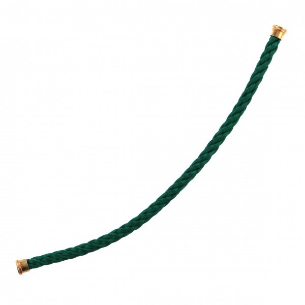 FRED Cable Lm Emerald Green Size 15 Stainless Bracelet Stainless Steel 6B0244