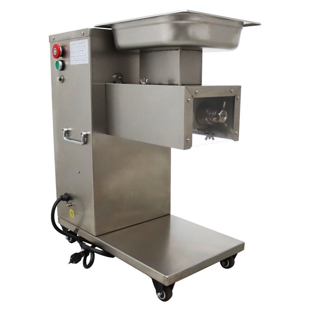 Meat Cutter Steak Vegetable Slicer with 8mm Knife Set Stainless Steel 500KG/H