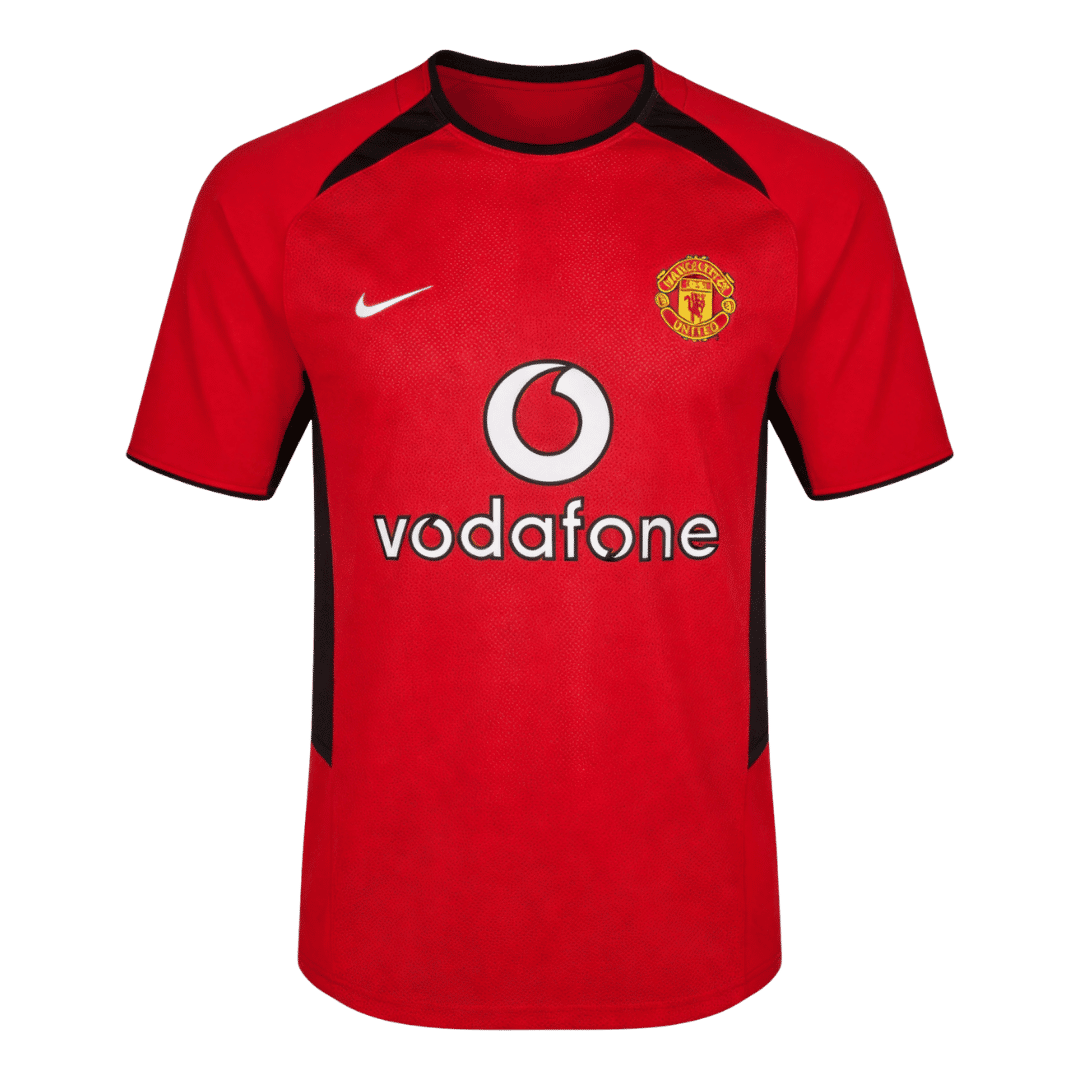 Retro Soccer Jersey Manchester United Home 2002/04