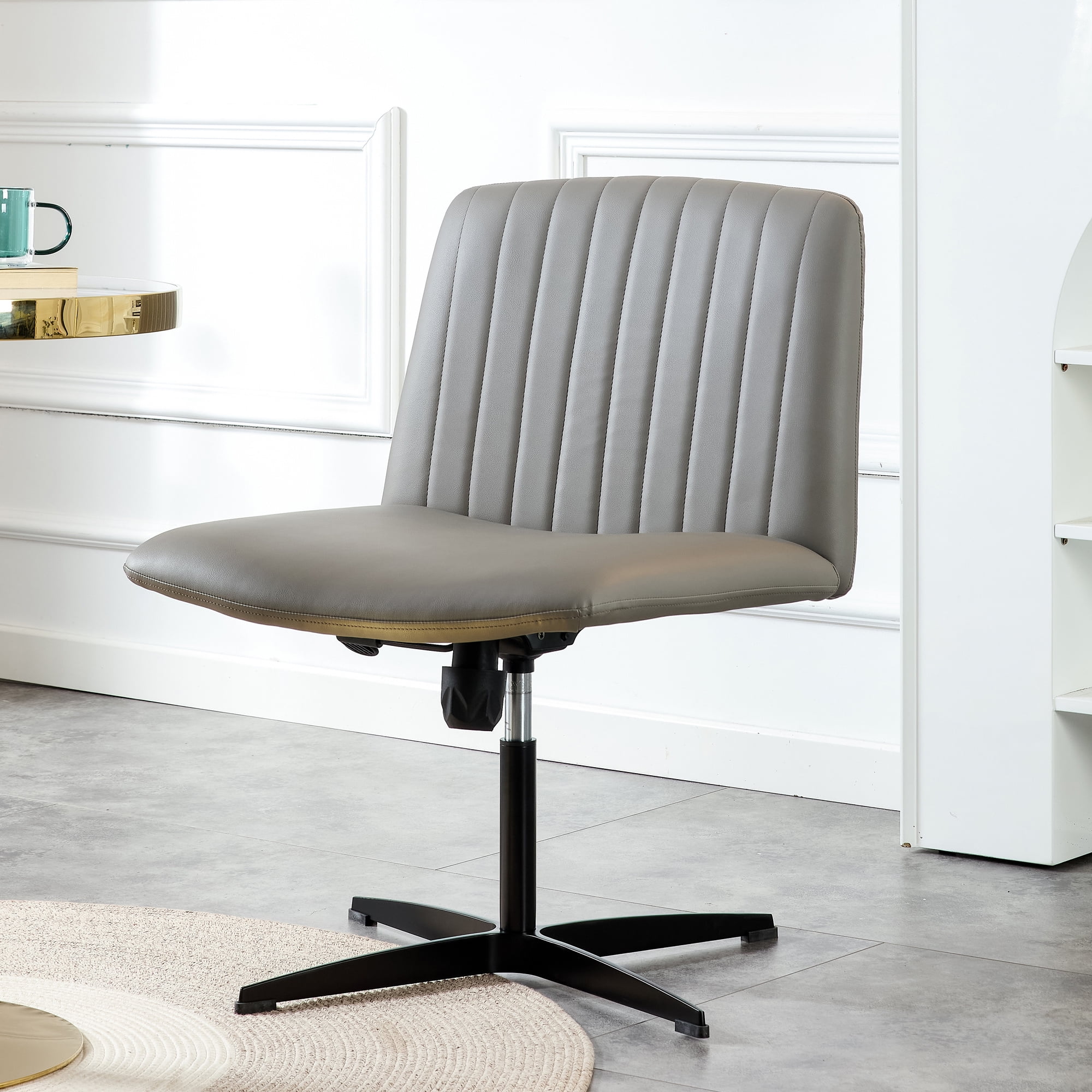 Deluxe Swivel Office Chair with Premium PU Material | Upgrade Workspace Comfort & Style