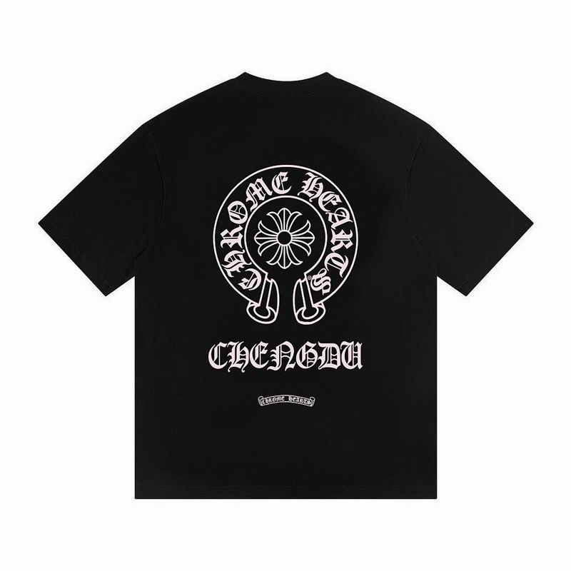 【限定】クロムハーツ コピーオーバーサイズTシャツ Chrome Heartsクールコットン ブラック