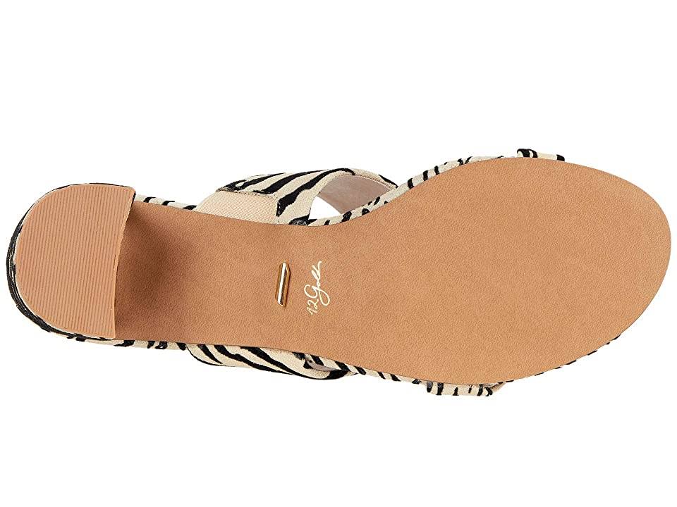 42 Gold Liya Zebra Suede 9.5