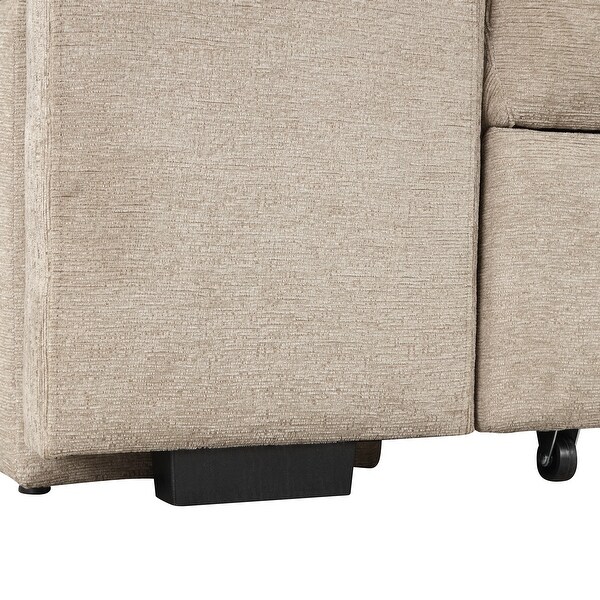 Modern LShape 3 Seat Reversible Sectional Sofa