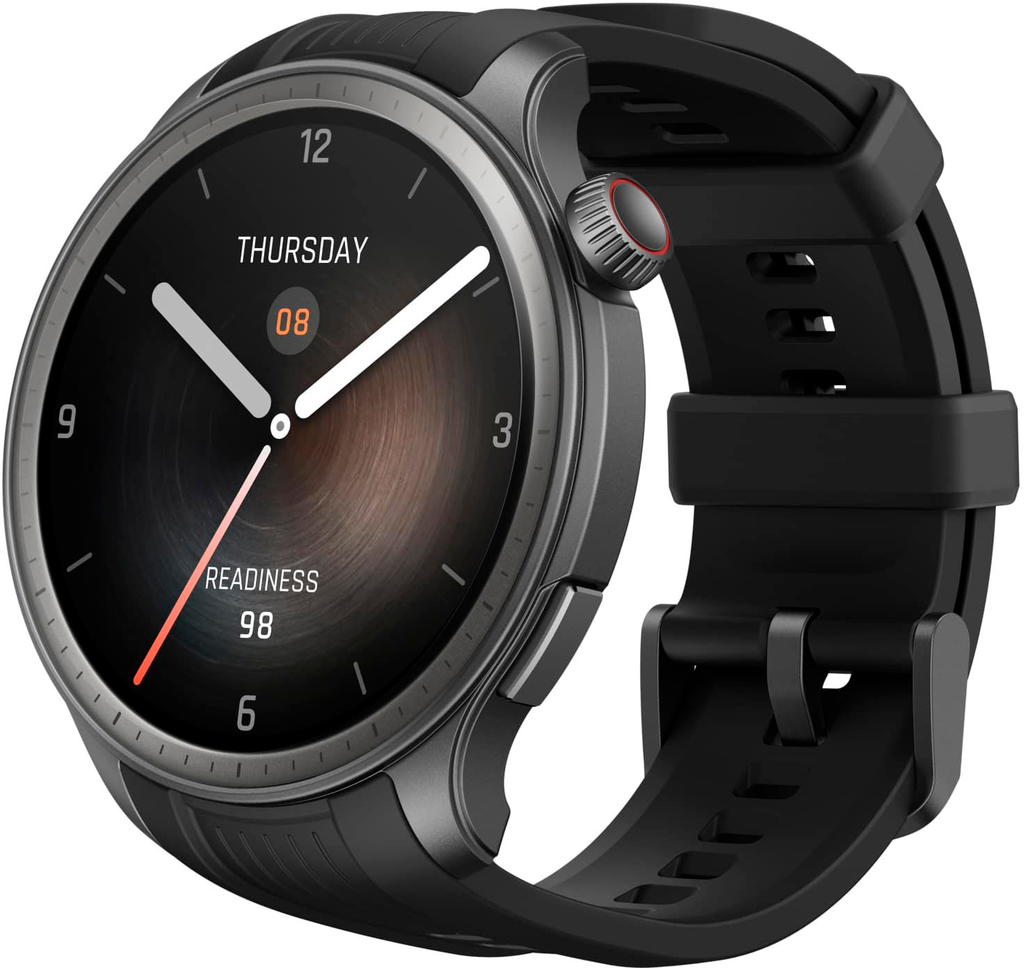 Amazfit - Balance Smartwatch 38mm Aluminum Alloy - Black