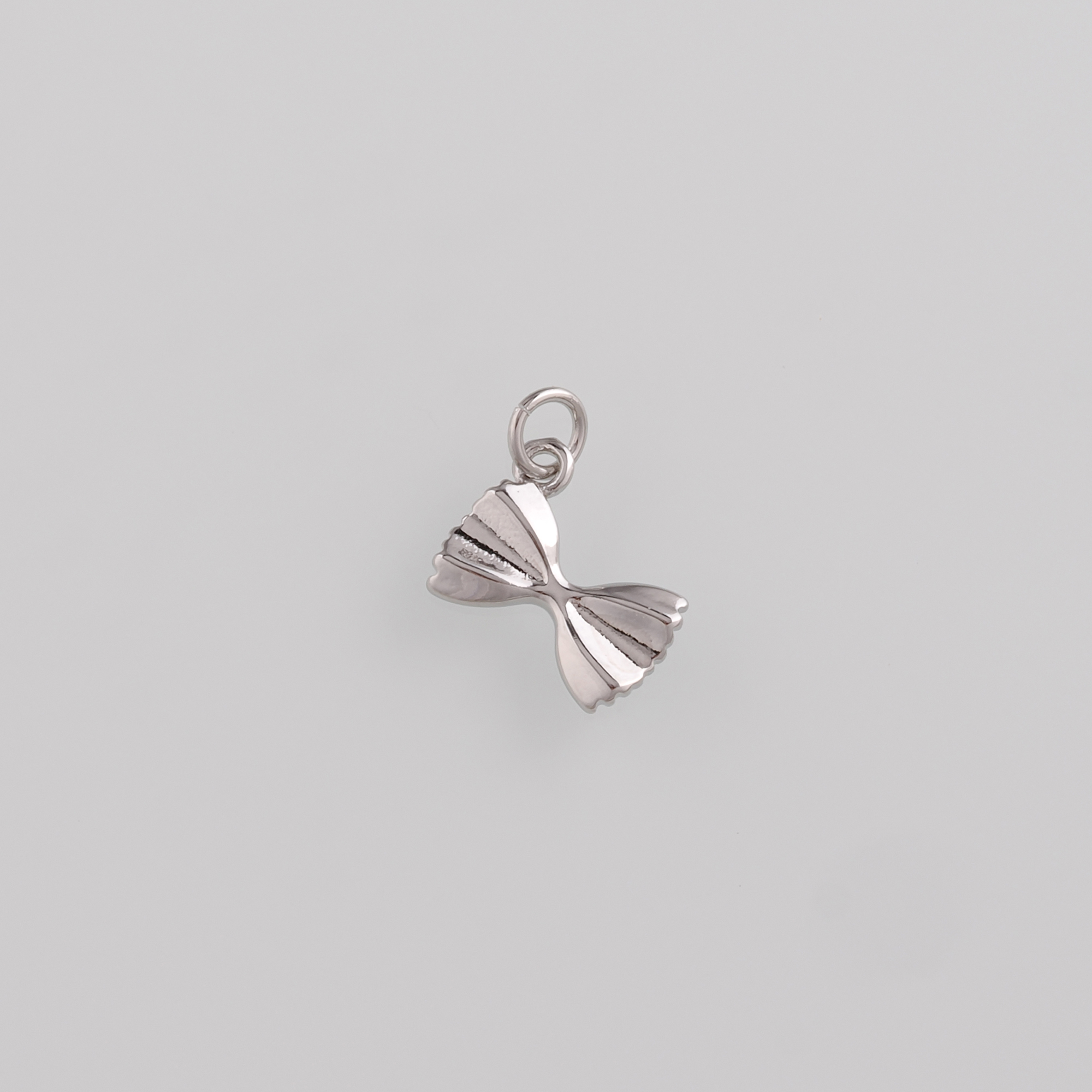 18K Gold Filled Bow Tie Pendant,Bow Charm Earrings Necklace for DIY Jewelry Making Supply