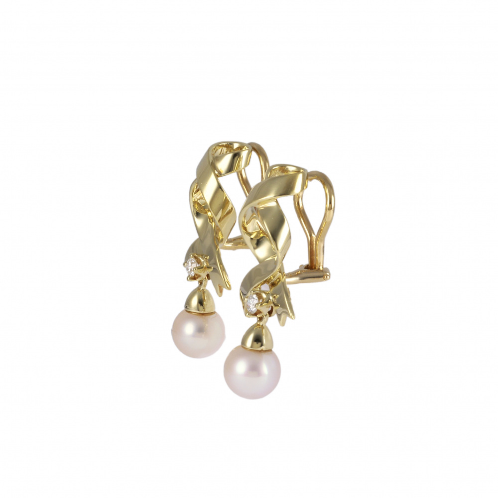 Tiffany & Co. Tiffany K18YG Yellow Gold Earrings