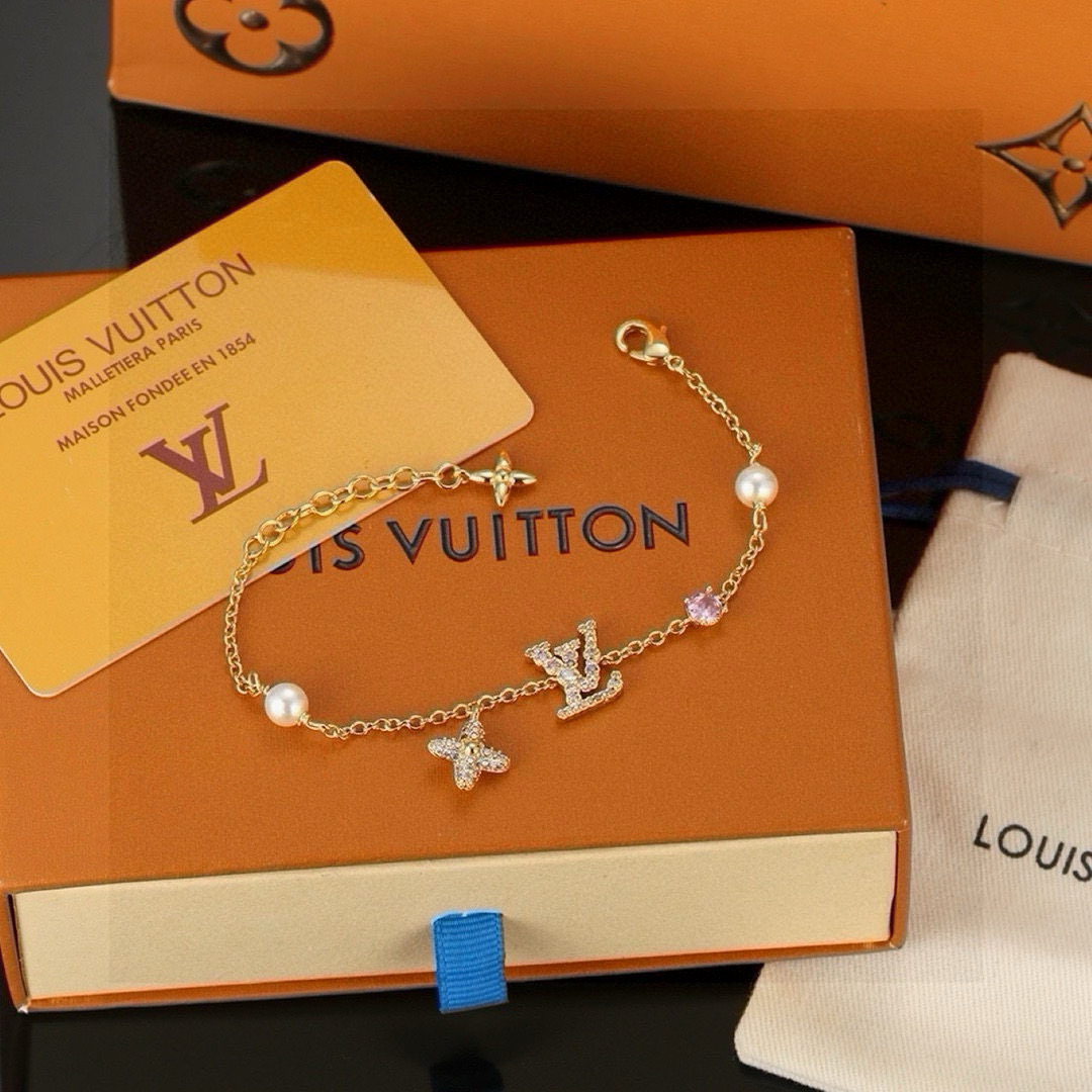 Louis Vuitton Letter Bracelet - cnluxepick