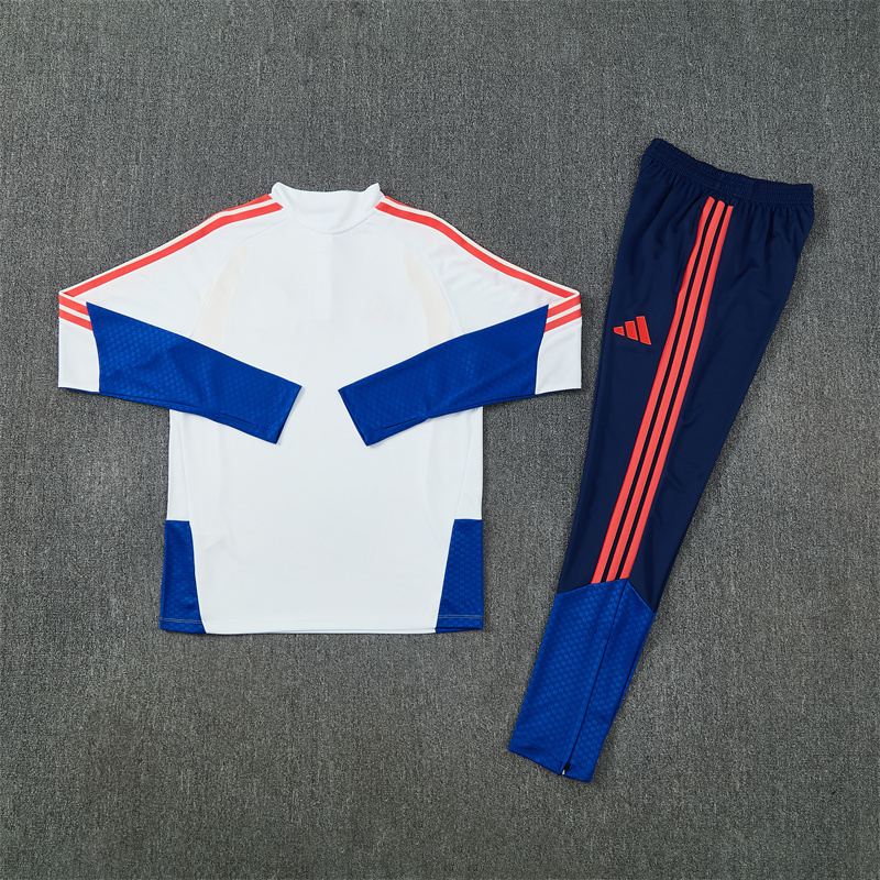 Colombia 2026 Training Suit Half Zipper White