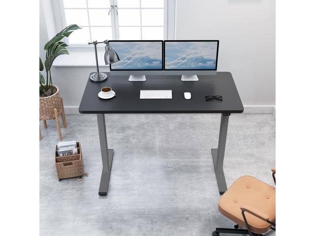 FlexiSpot Home Office Electric Height Adjustable Desk 55x22 x 28x22 Width Desktop Computer Desk Ergonomic 2-Button Controller St