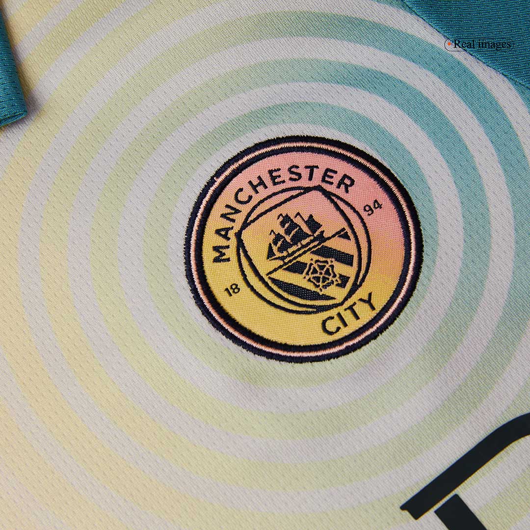 Manchester City Fourth Away Kids Soccer Jerseys Kit