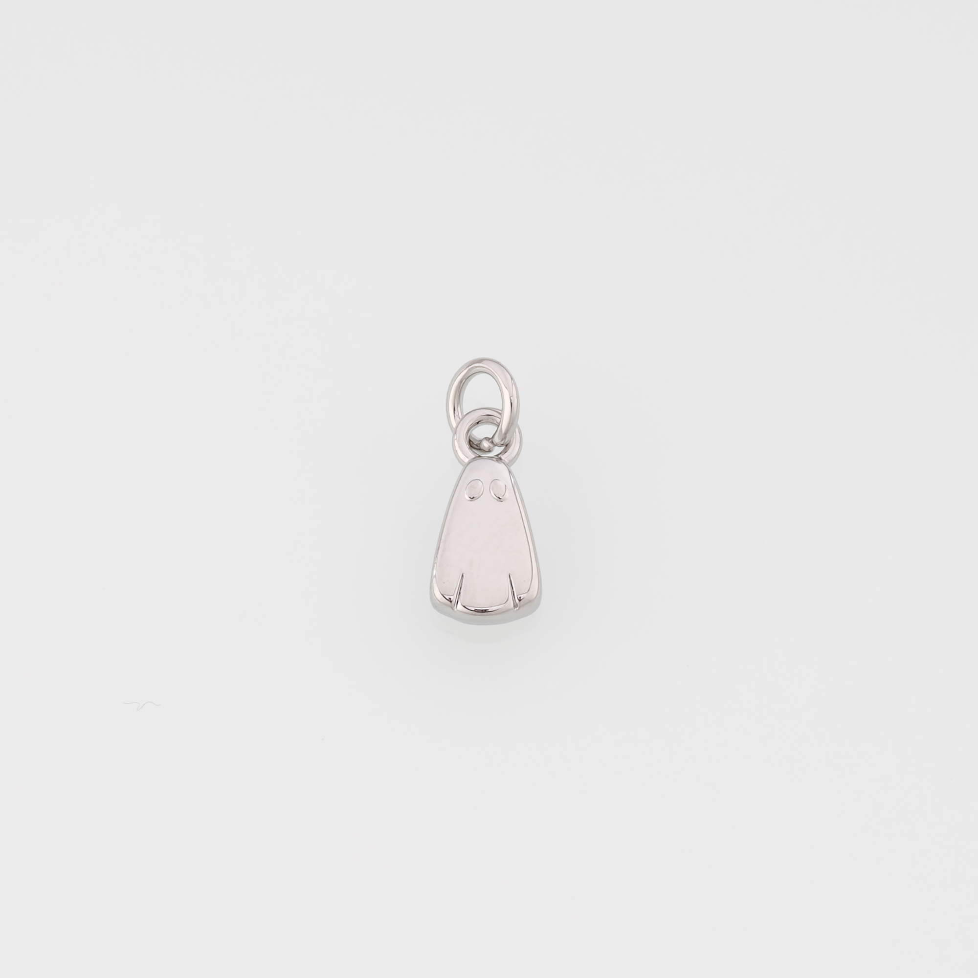18K Gold Filled Ghost Pendant,Halloween Charm,Ghost Earrings Necklace for DIY Jewelry Making Supply