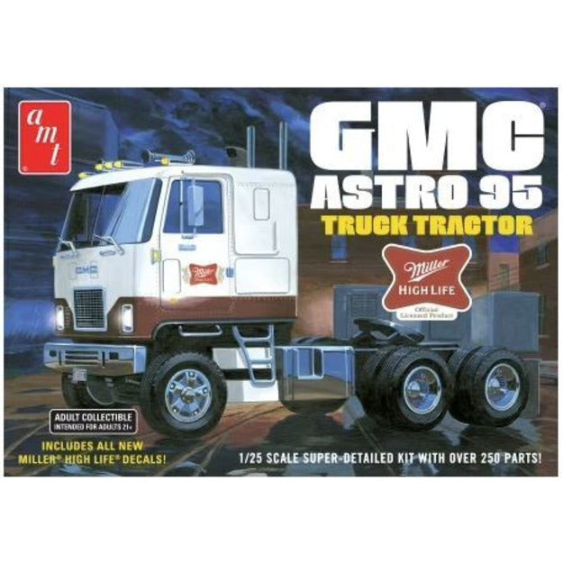 AMT 1230 GMC Astro 95 Semi Tractor Miller Beer