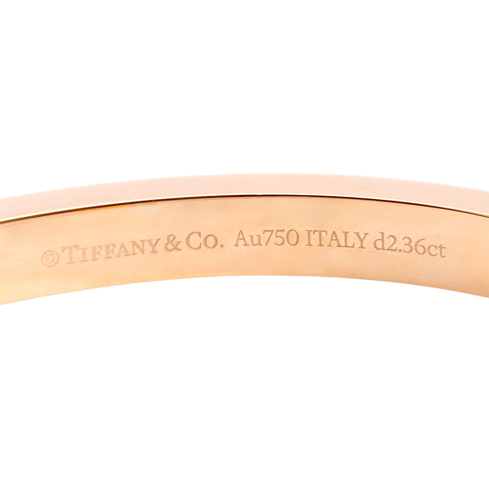 Tiffany & Co. Tiffany T One Wide Bracelet 18K Rose Gold Diamond 67792815