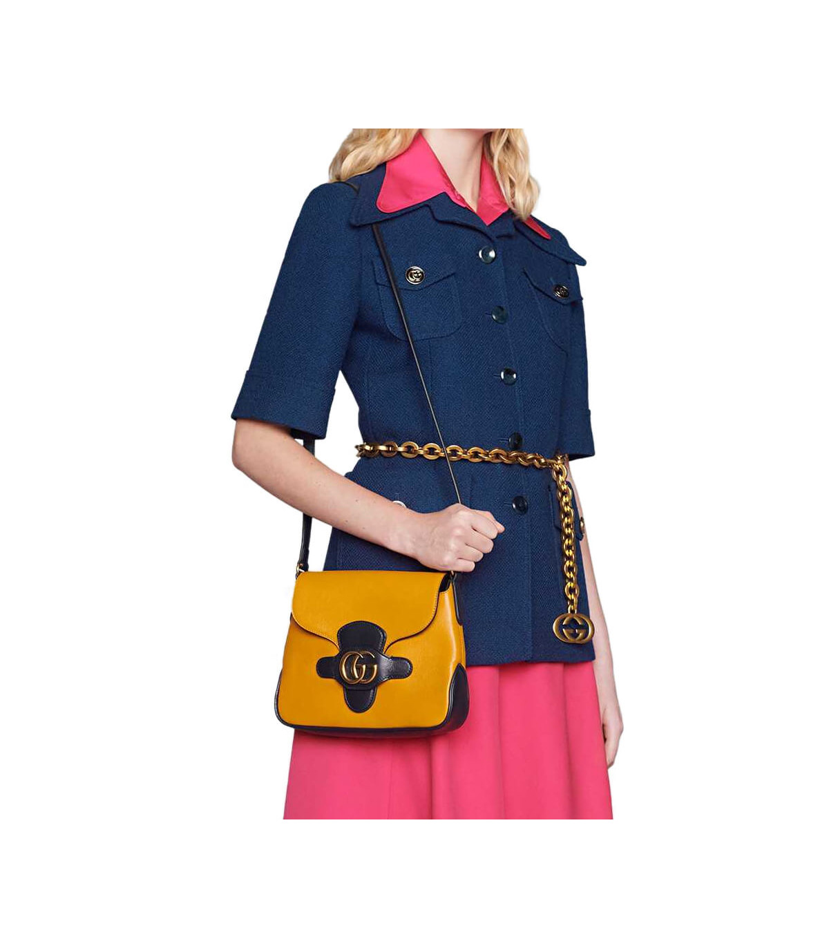Gucci Small Messenger Bag with Double G 648934