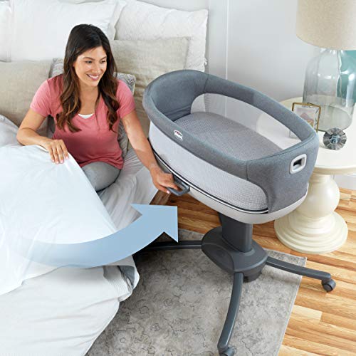 Chicco Close to You 3-in-1 Bedside Bassinet - Heather Grey | Grey