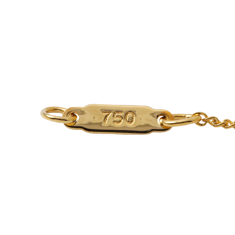 Tiffany & Co. Tiffany Ribbon Motif K18 Yellow Gold Necklace