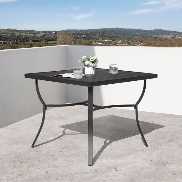 Nuu Garden Patio 36 in. Aluminum Dining Table