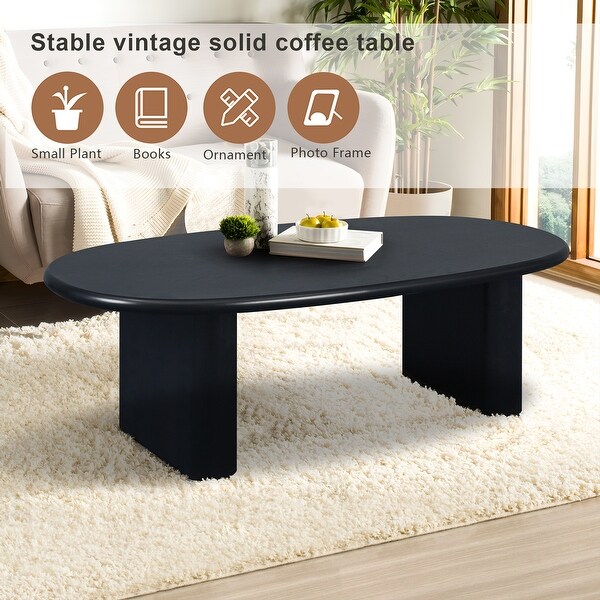 Roomfitters 51'' Tapered Tabletop Coffee Table,Natural Wood