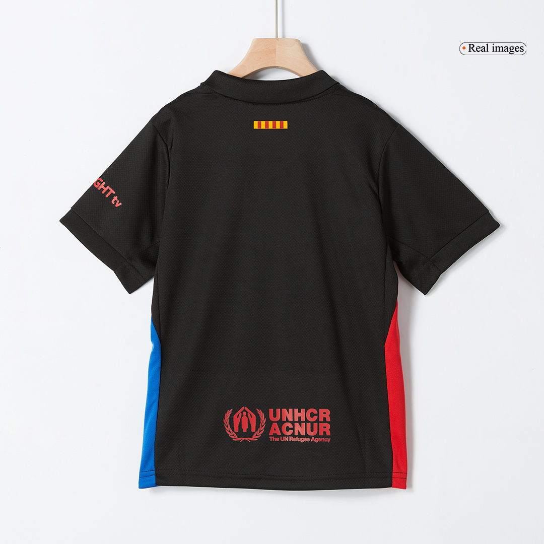 Barcelona Away Kids Soccer Jerseys Kit