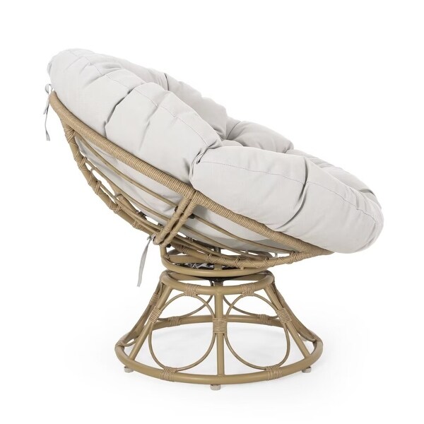 Modern Chair with Tufted Cushion ,Swivel Function