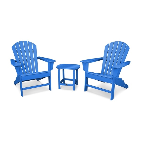 POLYWOOD South Beach Adirondack Chair 3Piece Set