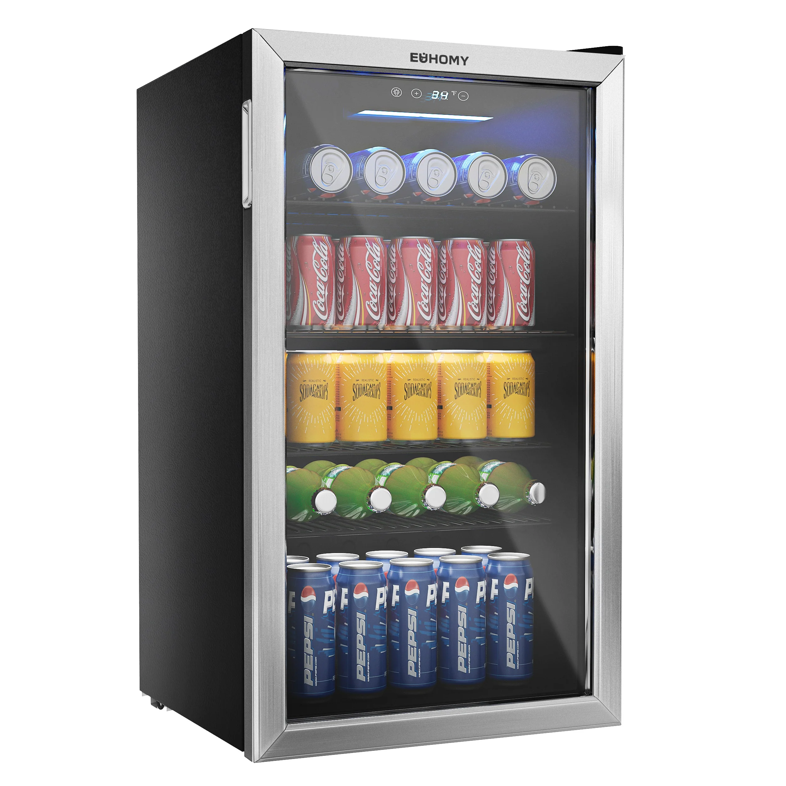 3.2 Cu.Ft 126 Can Built in & Free Standing Beverage Cooler