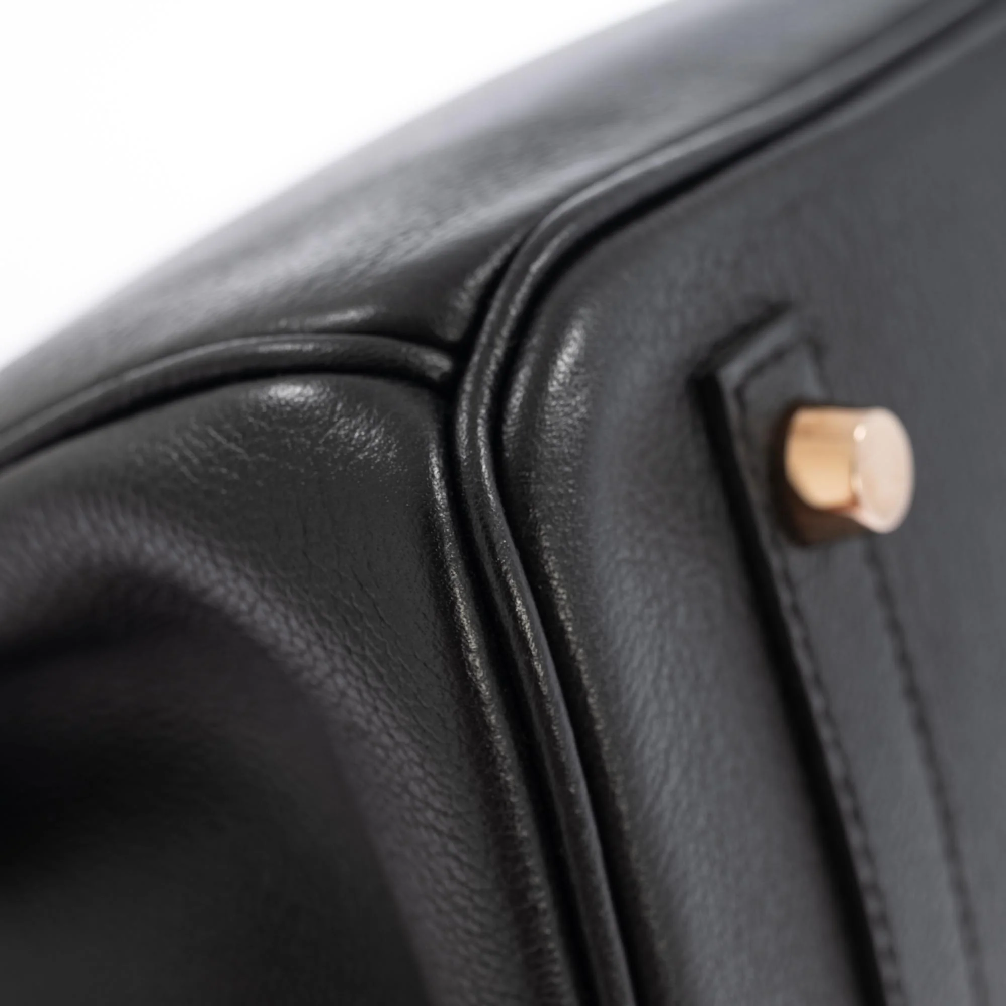 Hermès Birkin 30 Touch Black Shiny Niloticus Crocodile and Novillo Gold Hardware