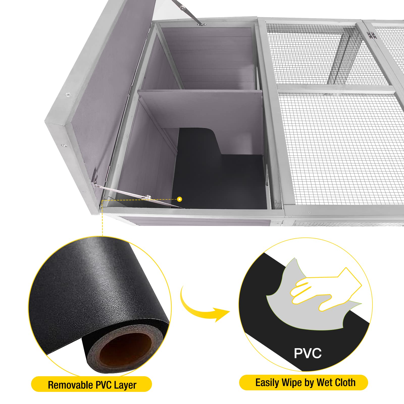 Aivituvin Rabbit Outdoor Playpen Enclosure
