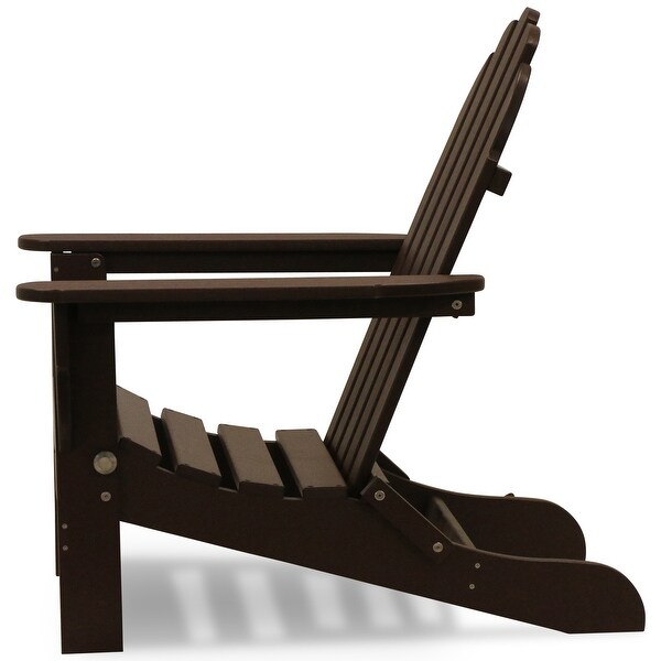 Nelson Recycled Plastic Folding Adirondack Chair by Havenside Home