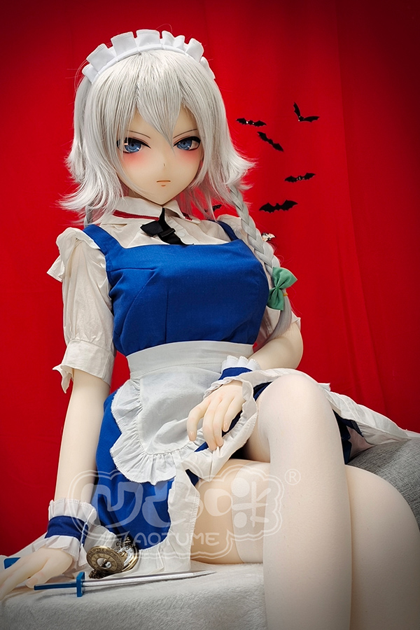 155cm C-Cup Head#103 Anime Sex Doll Maid Uniform Cosplay