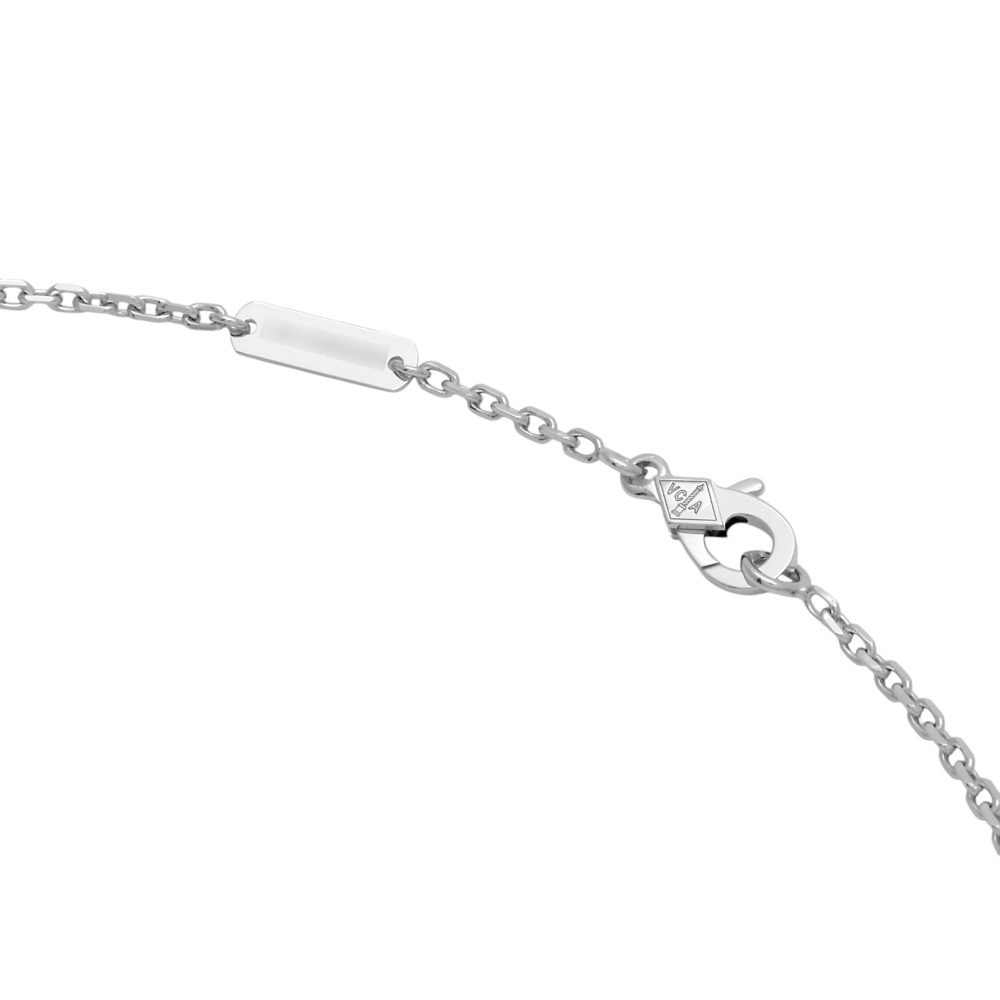Van Cleef & Arpels Fauna de Papillon Necklace 18K White Gold Diamond VCARO3M400