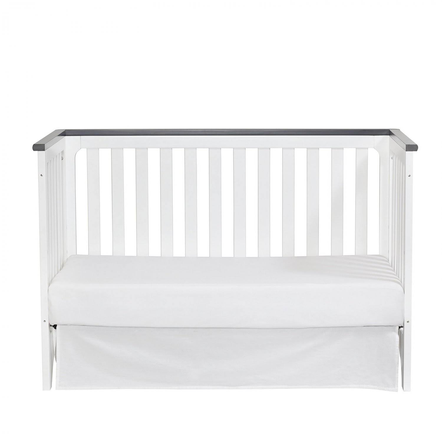 Suite Bebe Brooklyn Island 3-in-1 Convertible Crib, White