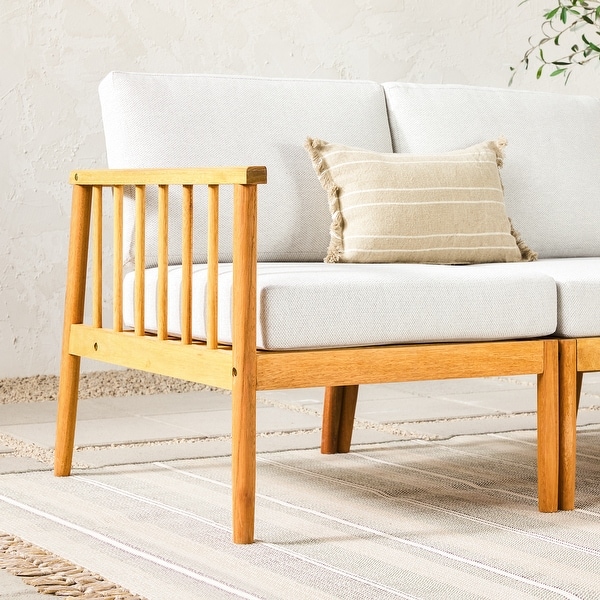 Middlebrook Solid Wood Spindle SofaChaise