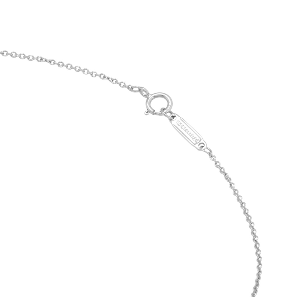 Tiffany & Co. Tiffany T Smile Necklace 18K White Gold Diamond 63058793