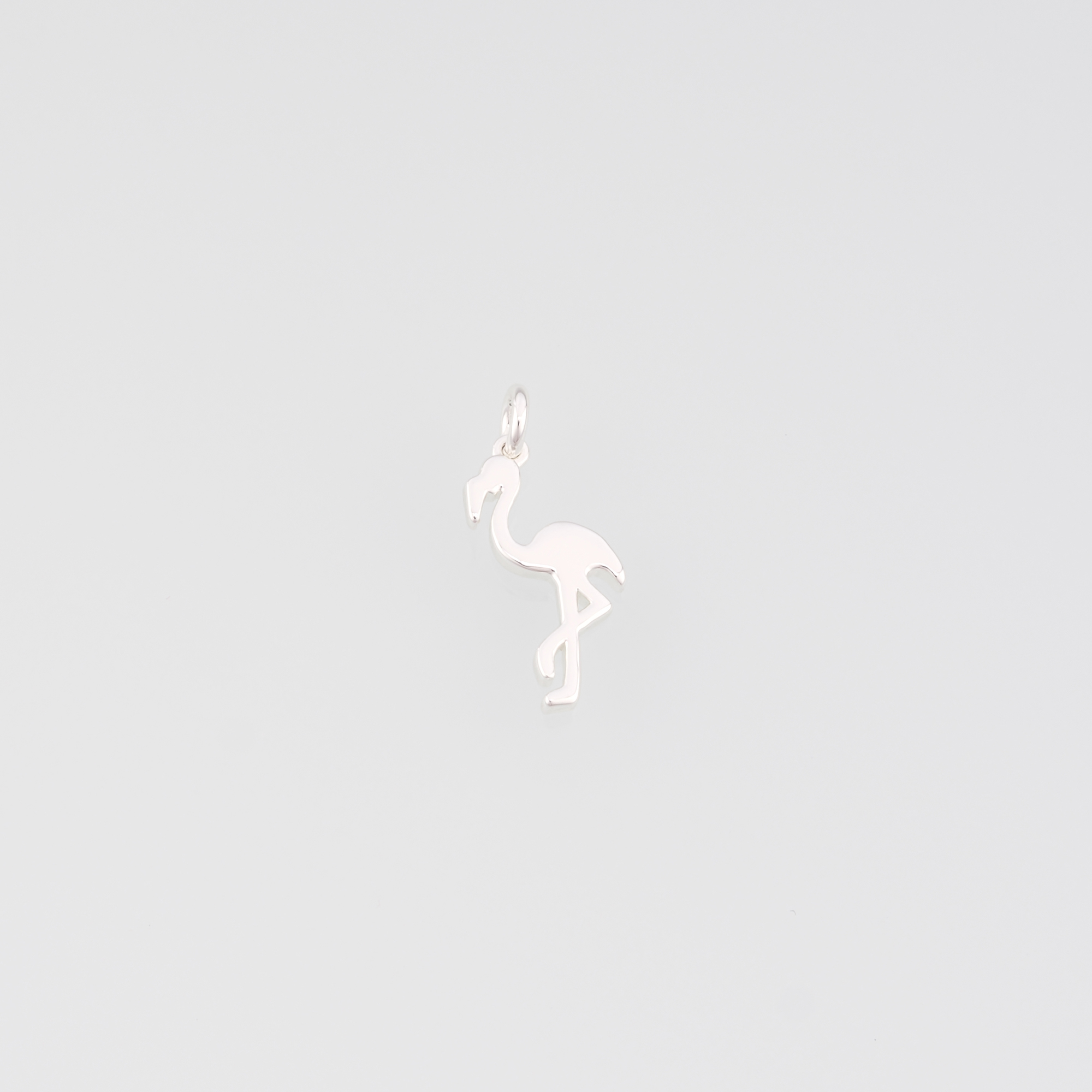 18K Gold Filled Flamingo Pendant,Dainty Flamingo Charm Earrings Necklace for DIY Jewelry Making Supply