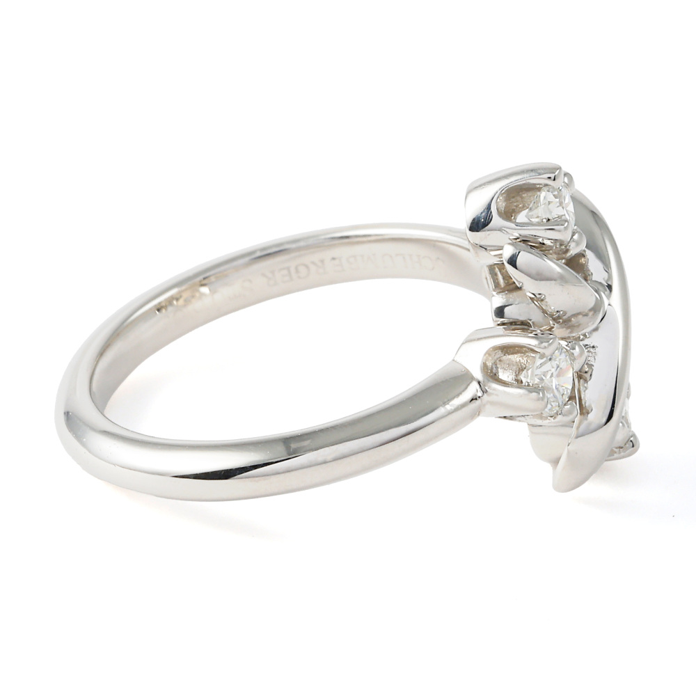 Tiffany & Co. Jean Schlumberger Rin Ring Platinum Diamond