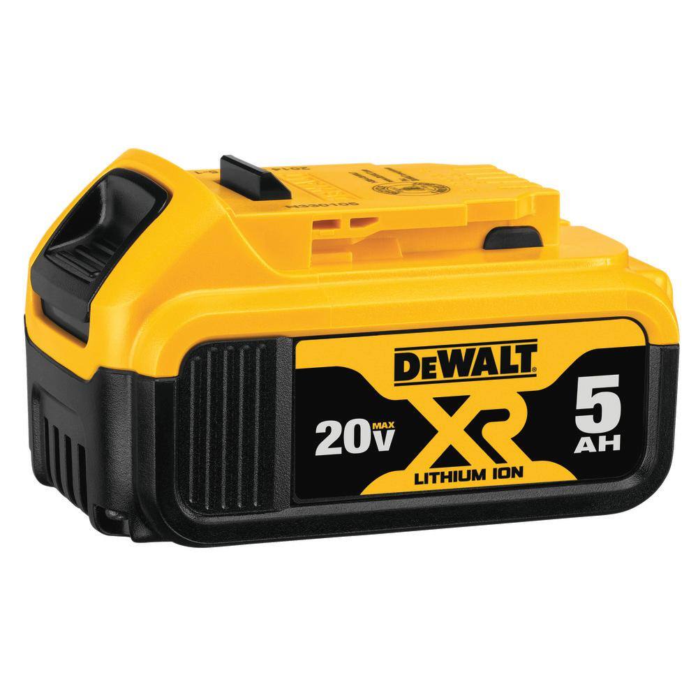 DW 20V MAX XR Premium Lithium-Ion 5.0Ah Battery Pack