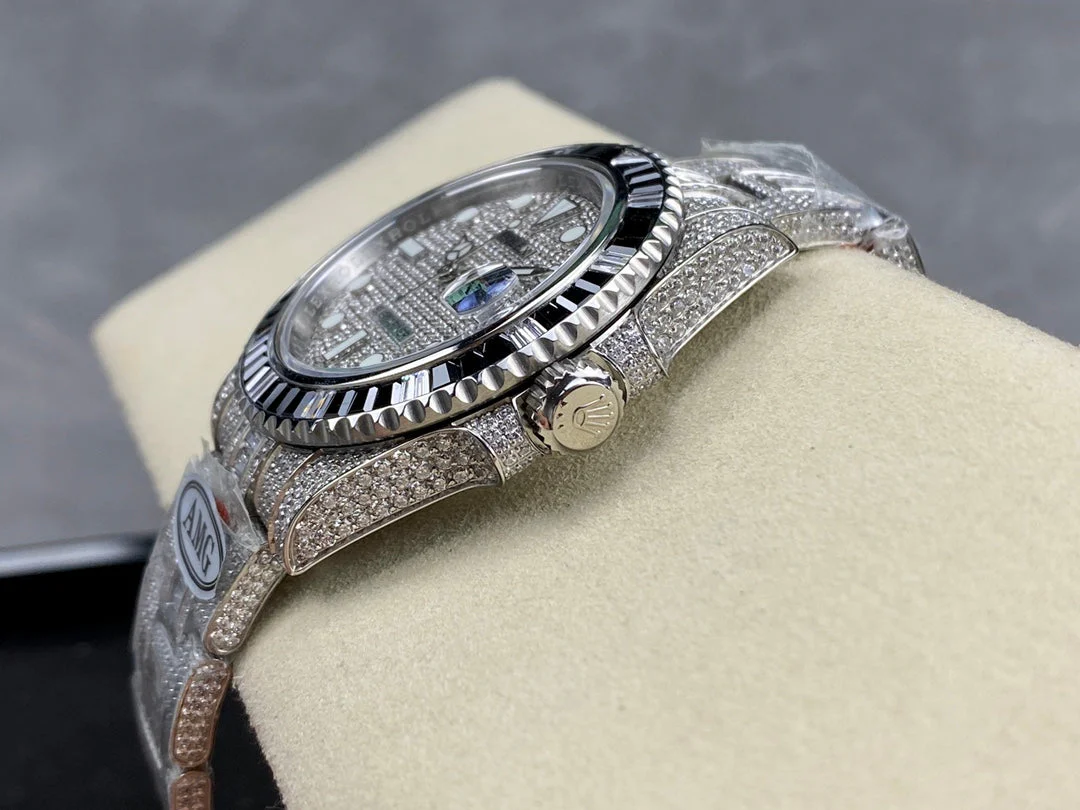 Rolex Submariner Date Black Full Diamond