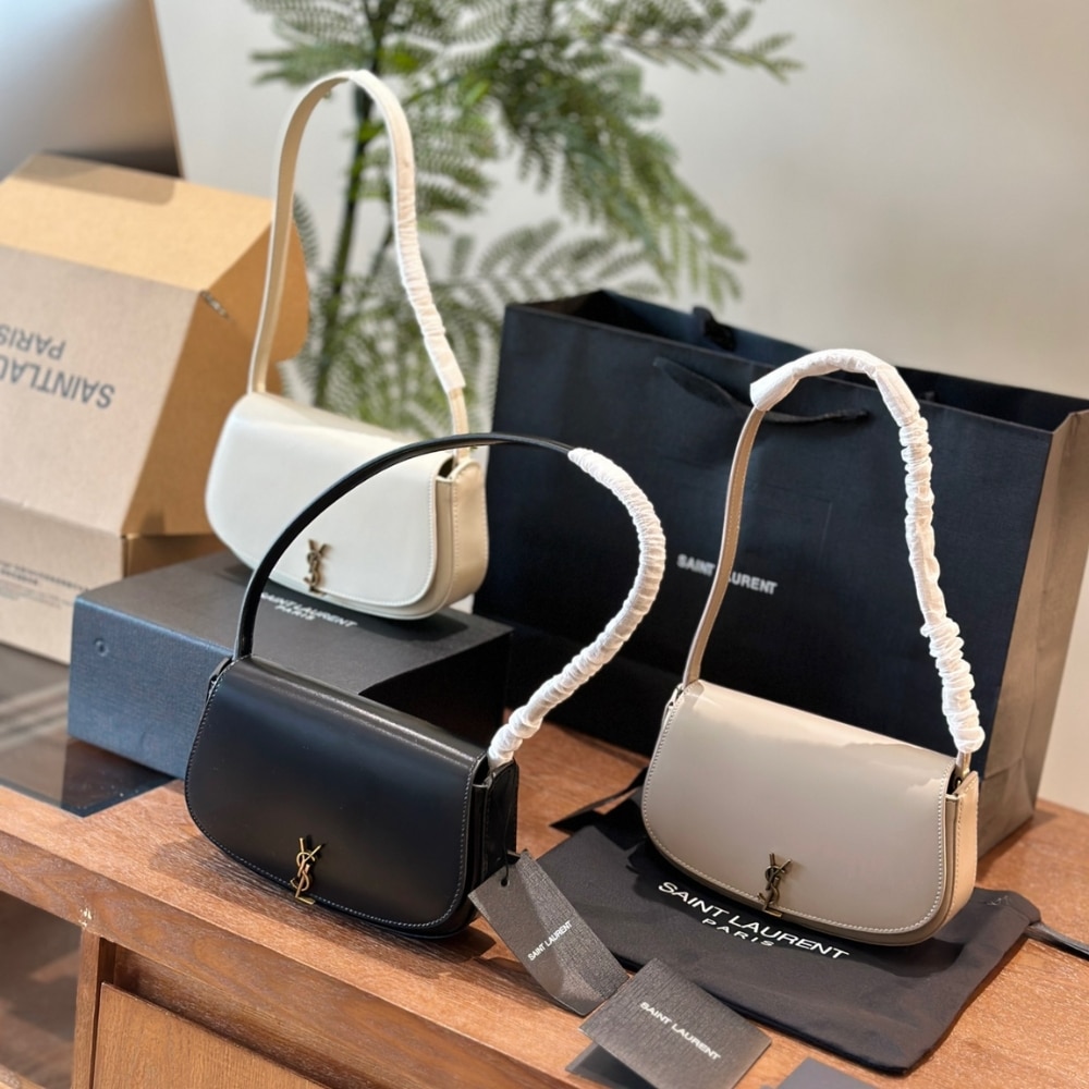 Saint Laurent Mini Voltaire In Box Black 17Cm