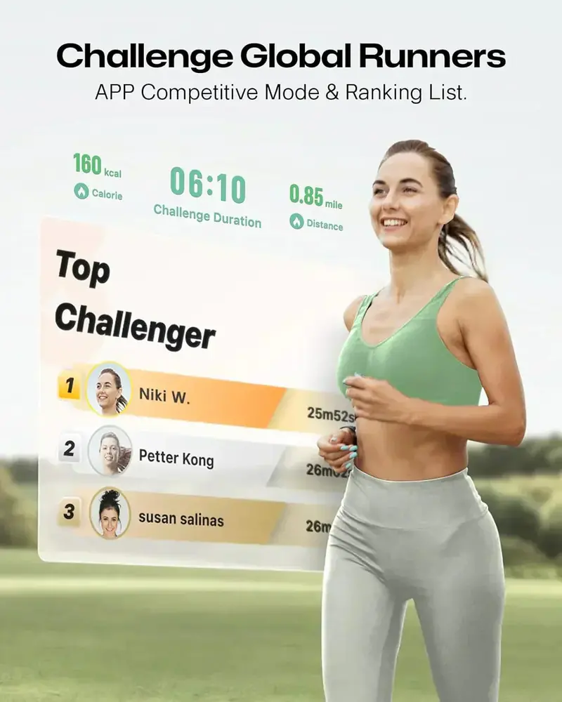 Urevo Strol 2E Folding Smart Treadmill – Dual LED Screens & 2-in-1 Design