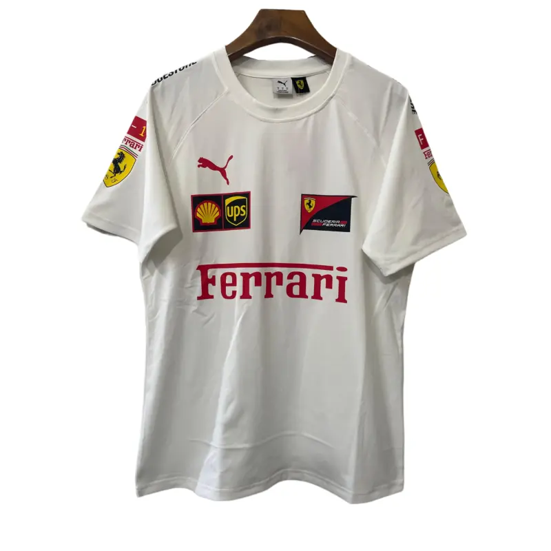 2026 F1 Ferrari White Jersey