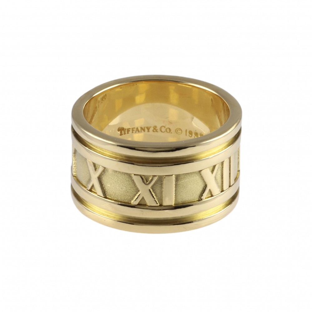 Tiffany & Co. Atlas Wide Ring 18K Yellow Gold