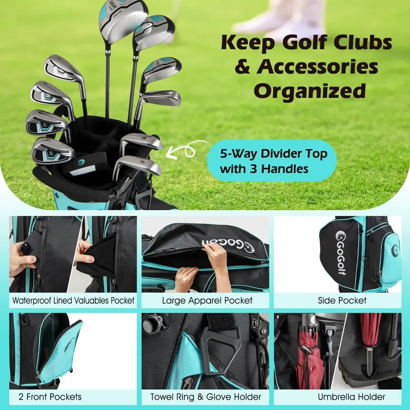 Women’s Complete Golf Set – 12-Piece Right-Handed Ladies’ Club Collection