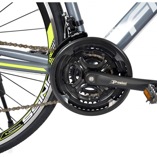 Road Bike Aluminum 700″ 28C 21 Speed Green