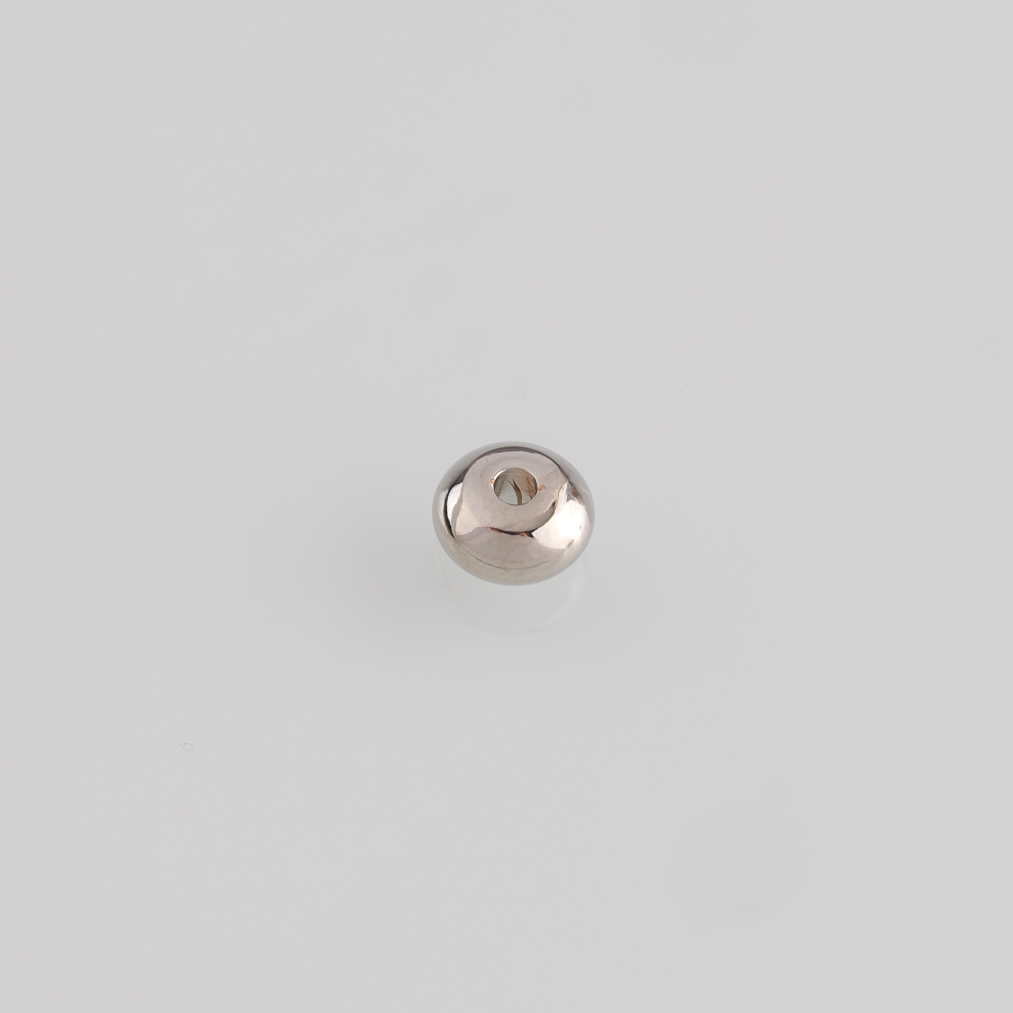 50Pcs 18K Gold Filled Round Flat Spacer Beads,Dainty Round Spacer Beads,DIY Jewelry Making Supply